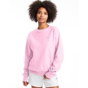 CHAMPION Pink Crew Neck Sweatshirt
